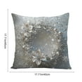 thumbnail image 3 of Winter Theme Christmas Pillow, 3D Visual Effect Printed Pillowcase, Light Color Holiday Home Decoration, 17.7"x17.7", 3 of 6
