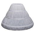 thumbnail image 1 of Sonducket Enagua ligera y fácil de usar para niños, opción fácil de regalar, vestido de soporte eficaz Disfraces de disfraces blanco 65cm, 1 of 6