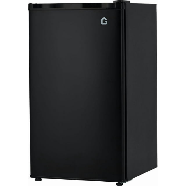 BeesClover Mini-Frigo de 3,2 Pi3 avec Congélateur, Réfrigérateur Compact à Porte Simple, Économie d'Énergie, Petit Frigo avec Contrôle du Thermostat Réglable, Mini-Frigo pour Chambre, Dortoir, Bureau, Argent