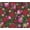 Pink, variant on Mook Fabrics Christmas Teal Ornaments and Ribbons Poinsettias 100% Cotton Fabric By the yard