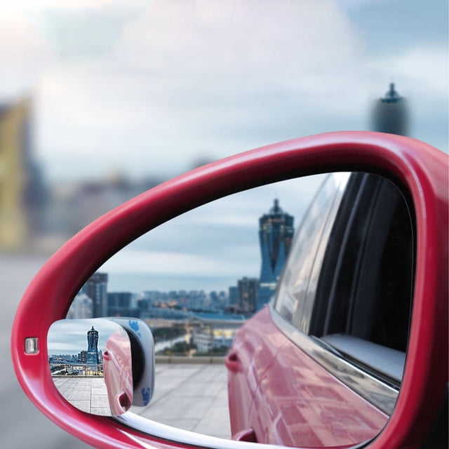 The Blind Side,Car Blind Mirror Hd Glass Rearview Mirror 360 Degree Swivel Wide Angle Rearview Mirror Adjustable Side Mirror for Gm Cars,Mirror for Car,Side by Side,Driver Side Mirror