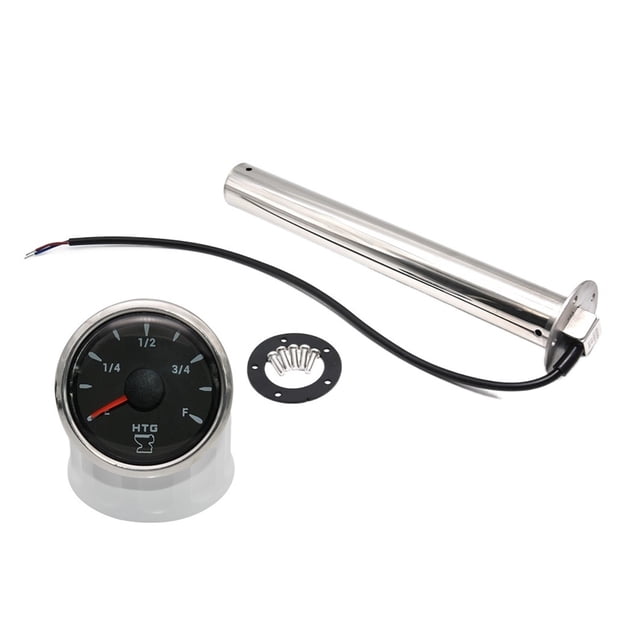 Boat Car RV Holding Tank Level Gauge 7 Color 52MM HTG Water Sender Unit Sewage Level Meter Gauge Sensor 0-190ohm 240-33ohm 9-32V ,Suits Most Tanks