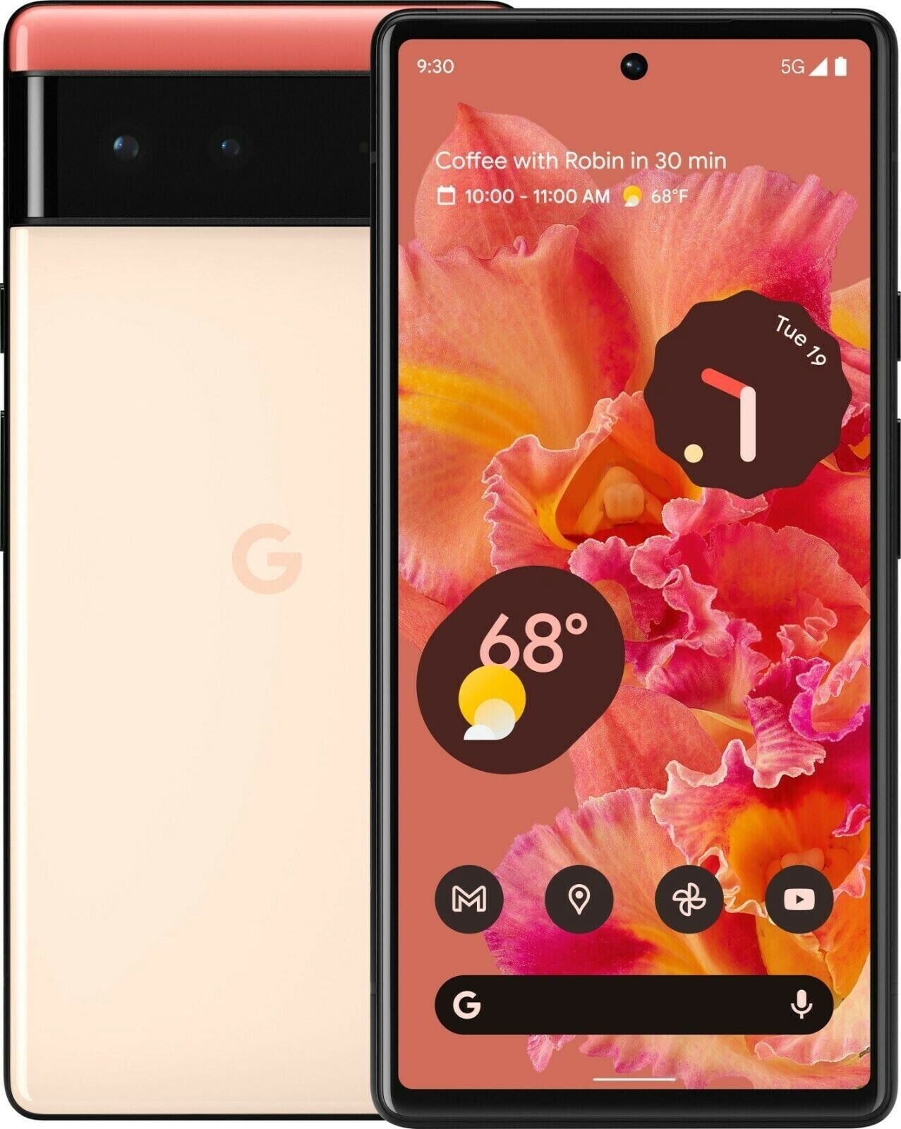 OEM Unlocked Google Pixel 6 128GB Kinda Coral - Grade A Condition