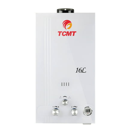 TCMT 4.2 GPM 16L Tankless Water Heater Natural Gas Instant Hot Boiler with Digital