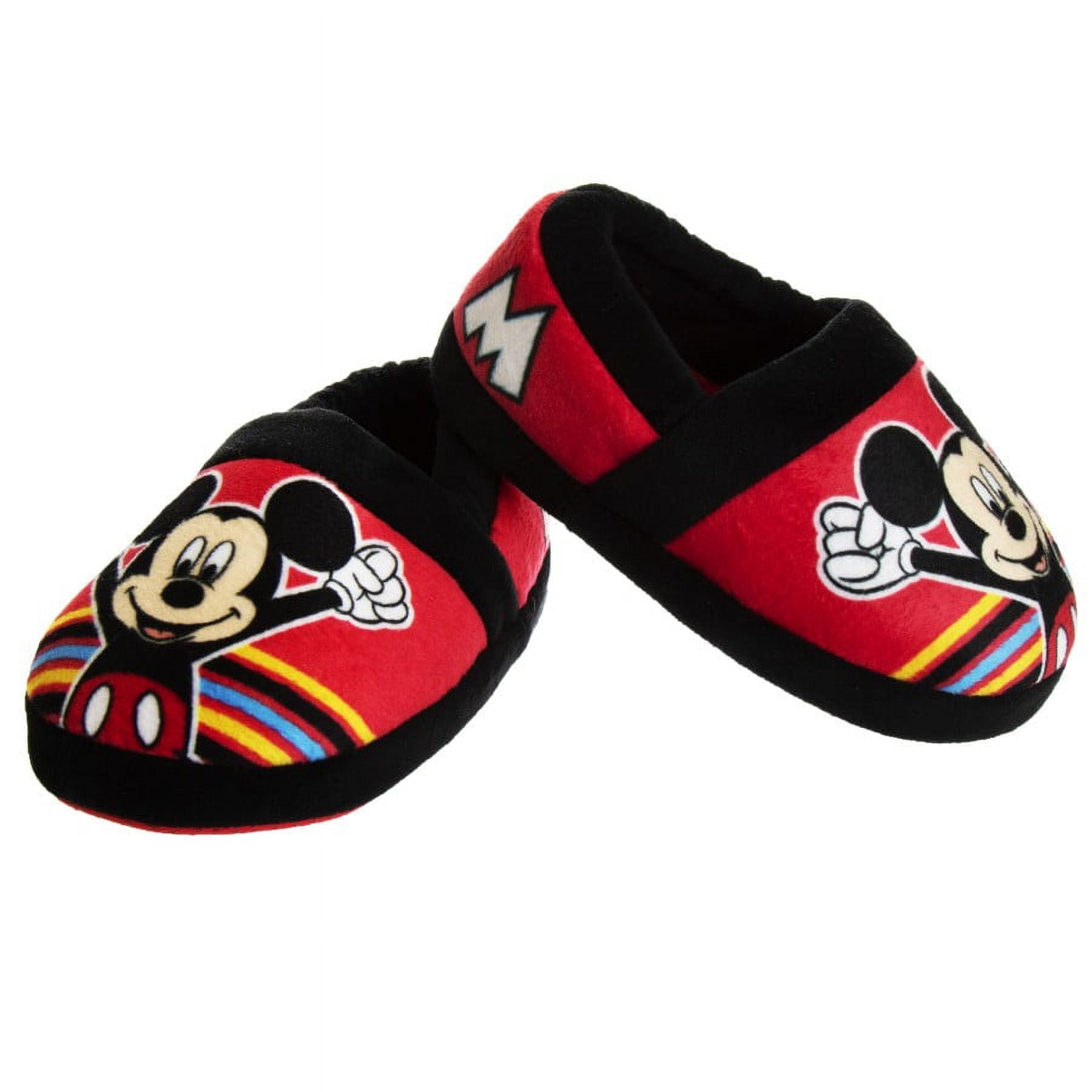Disney Mickey Mouse Toddler Boys Nylex Fabric House Slippers