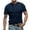 Blue, variant on Henley Shirts for Men Summer Casual Short Sleeve Plain Basic Henley Tshirts Mens Tees Work Shirt