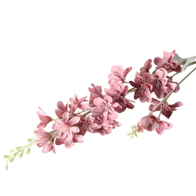 Artificial Ajacis Flowers Long Stem Larkspur Flower Table Kitchen Home Garden Wedding Decoration