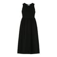 thumbnail image 4 of Time and Tru Women's and Women’s Plus Sleeveless Mix Tank Dress, Sizes XS-4X, 4 of 4