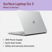 Microsoft Surface Laptop Go 3 - 12.4 Touch-Screen - Intel Core i5 with 8GB Memory - 256GB SSD (Latest Model) - 1536 x 1024 Display - Platinum