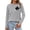A1-Grey948, variant on XIAONU Maple Leaf Heart Print Womens Long Sleeve Shirt Crew Neck Casual Basic Tee