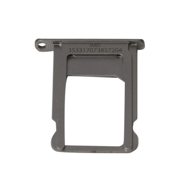 Esource Parts Apple iPhone 6S SIM Card Tray Replacement Part Grey 1 Piece