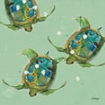 thumbnail image 2 of Day, Kellie 12x12 White Modern Wood Framed Museum Art Print Titled - Sea Turtles, 2 of 4