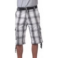thumbnail image 1 of Pro Club Men's Cotton Twill Cargo Shorts with Belt, 1 of 5