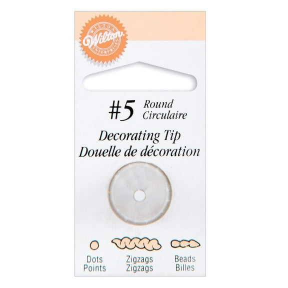 Round Decorating Tip #5 by Wilton (418/5)