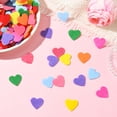 thumbnail image 5 of 1 Box 300Pcs Heart Felt Shapes Felt Hearts Bulk Decors Woven Pre Cut Flat Cute Colorful Love Embellishments Thin Fabric Needle Felting for DIY Crafts Supplies Sewing Decoration Handicrafts DIY, 5 of 7