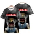 thumbnail image 1 of ROBLOX-Camiseta de mundo Virtual para niños y niñas, camisa de manga corta con cuello redondo, periférico, Anime, tendencia para adolescentes, juego de verano, 1 of 4
