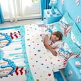 thumbnail image 5 of meiyoeat Watercolor Baseball Cream 7 Pieces Full Size Bedding Sets For Kids,Ball Ice Drip Full Size Bed in a Bag For Boys,Reversible, 5 of 7