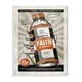 thumbnail image 2 of Stupell Industries Faith Formula Funny Vintage Comic Book Design Wall Plaque by Ester Kay, 2 of 5