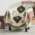 thumbnail image 1 of Manta Blanket Touchat, estilo bohemio nativo americano, 50 x 60 cm, 1 of 7