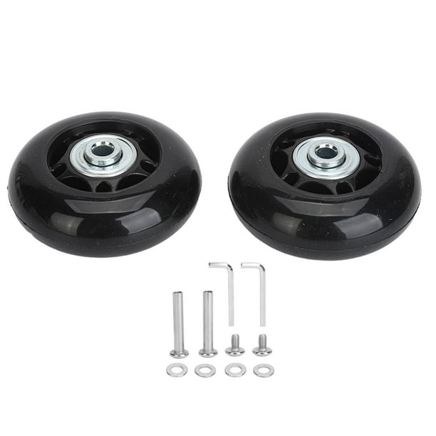 2Pack, 64x24mm Swivel Caster Kit with Bearing & Tool for Easy Repair