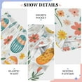thumbnail image 6 of FORMRS Kids Pajama Pants with Pockets Size 6-8Y Boys Lounge Sleep Bottoms, Floral Easter Eggs, 6 of 8