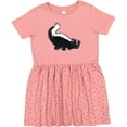 thumbnail image 3 of Inktastic Animals Cute Skunk Girls Toddler Dress, 3 of 5