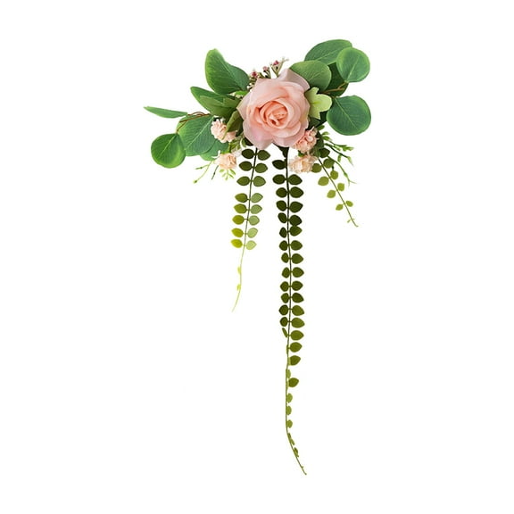 MERILER Luxurious Floral Curtain Tiebacks - Elegant Window Decor with Peony and Rose Design