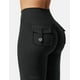 thumbnail image 5 of Leggins YEOREO Brittany Flare con bolsillos para mujer, color negro, talla M, 5 of 6