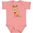 thumbnail image 3 of Inktastic Cute Christmas Reindeer with Christmas Lights Boys or Girls Baby Bodysuit, 3 of 5