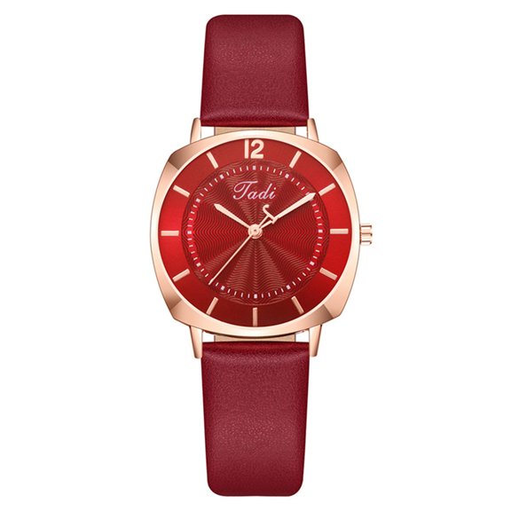 Resicozy Women Easy Read Watches Round Dial Classic Watch with Leather Strap for Daily Casual Wear - Birthday Holiday Gifts for Wife Mother C