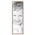 thumbnail image 2 of ArtToFrames 16" x 49" Silver with Black Lip Picture Frame, 16x49 inch Multi Wood Poster Frame (WOM-5193),  Pack, 2 of 7