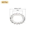 thumbnail image 2 of Lot de 40 Rondelles Externes, Rondelle en Acier Inoxydable M14 304 pour Équipement, Argent, 2 of 5