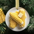 thumbnail image 3 of Yellow Corn on the Cob with Butter Food Lovers Foodie Novelty Holiday Christmas Ornament Xmas Tree Gift (Flat Design Printed on Ceramic, NOT 3D), 3 of 3