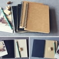 thumbnail image 2 of Lubelski Retro Kraft Spiral Binding Blank Graffiti Sketchbook Notebook Graduation Gift, 2 of 8