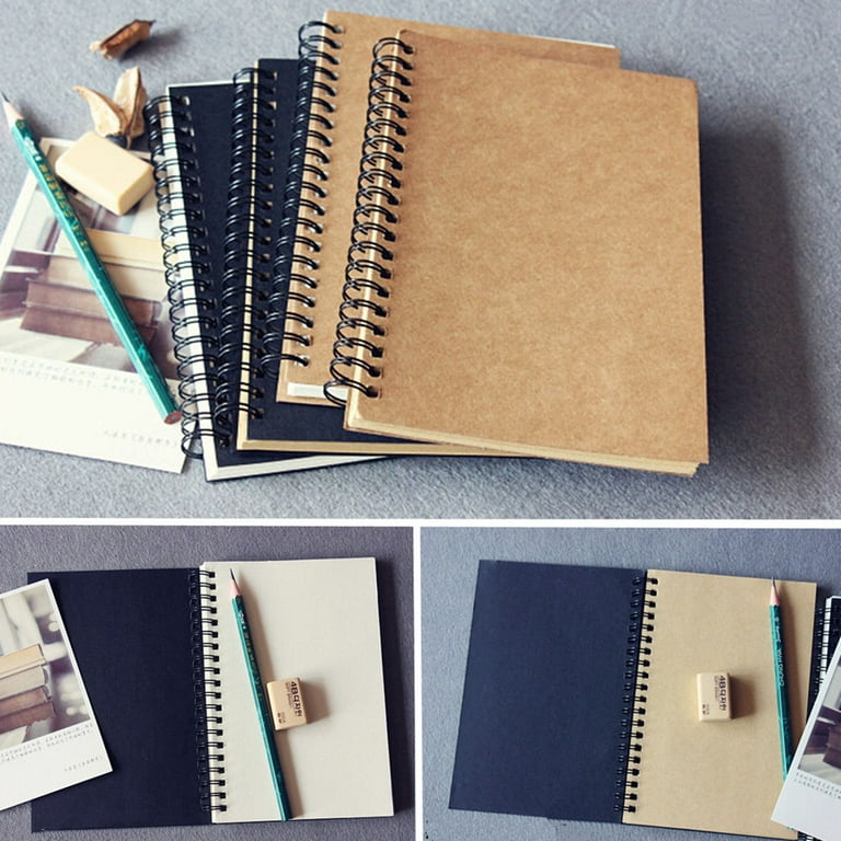 Wholesale Notepads Notebook Spiral Sketchbook Graffiti For School Supplies  Size A5 A6 100 Pages Kraft Paper Cover Blank Page 230503 From Kuo10, $7.45