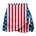 thumbnail image 5 of QATAINLAV Plus Size 4th of July Skort, Women 2024 Summer Fake Two Piece Yoga Shorts American Flag Patriotic Tennis Skirts Flash Deals of the Day Blue L, 5 of 7