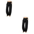 thumbnail image 1 of Pantalones de mujer Sonducket de repuesto sueltos plisados de cintura alta Casual de verano transpirable hasta El tobillo, 1 of 6