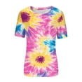 thumbnail image 2 of Cilsoka Plus Size Shirts for Women 2X Stylish Tops for Women Trendy 2025 Womens Crop Tops Trendy Short Sleeve Blouses for Women Petite My Orders Placed, 2 of 3