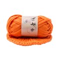 thumbnail image 2 of harmtty Hand-knit Woven Thread Thick Basket Blanket Braided DIY Crochet Cloth Fancy Yarn Orange, 2 of 8