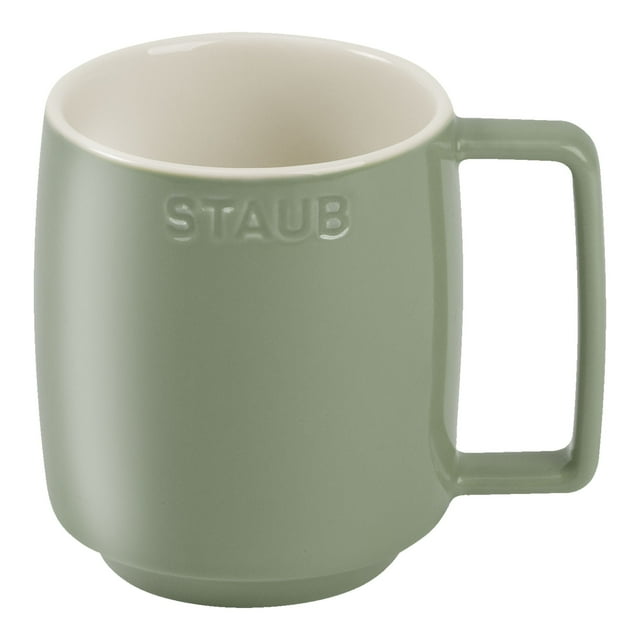 STAUB Ceramique Ceramic Mug, Eucalyptus, 350ml