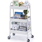 Olympia Tools 300 Pound Capacity Heavy Duty Utility Rolling Cart, Blue ...