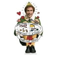 thumbnail image 2 of Men's Elf Buddy Cartoon Food Groups  Graphic T-Shirt, 2 of 5