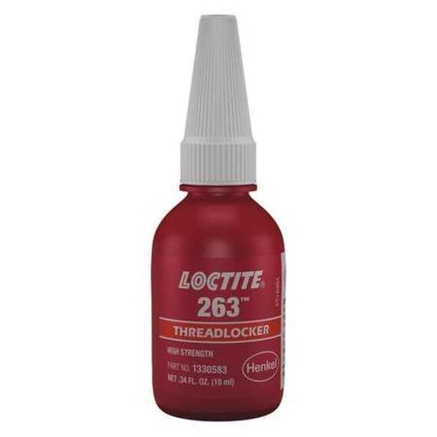 LOCTITE 1330583 Primerless Threadlocker 263,10mL,Red 263(TM