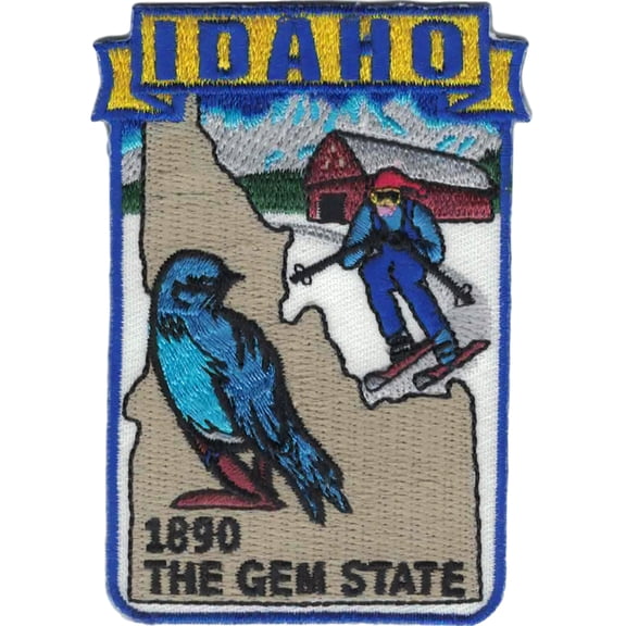 Idaho State Map Patch 3"