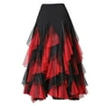 thumbnail image 4 of Flamenco Ballroom Waltz Dance Skirt Womens Modern Costumes - , as described, 4 of 8