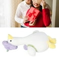thumbnail image 4 of Juguete De Peluche De Pato De Flores, Sombreros Florales, Mochilas, Juguete De Peluche De Pato, Ojos Brillantes Interesantes, Suaves Para Adultos Y Niños ANGGREK Otros, 4 of 8