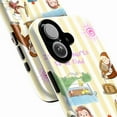 thumbnail image 2 of Wholesome Curious Monkey Phone Case, “It Never Hurts to Be Kind” Sunday Pancakes Quote Cute Aesthetic Cover for iPhone 16 15 14 13 12 11 Pro Max Plus Mini, 2 of 6
