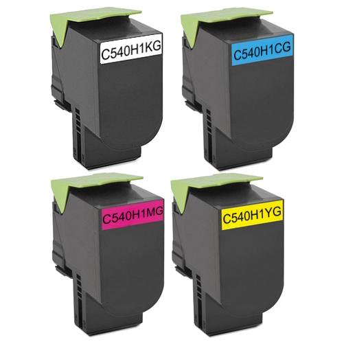 Cartouche de Toner Compatible Lexmark C540 Combo Haute Capacité par Superink