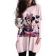 thumbnail image 3 of Camiseta de bolsillo con estampado de Mickey Mouse de Disney para mujer, top de manga corta, ropa de calle, divertida, Y2k, temporada de primavera y otoño de cara grande, 3 of 5