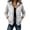 Gray, variant on Winter Coats for Women Hooded Quilted Puffer Jacket Full Zip Warm Coat Outerwear, Dark Gray S-2XL